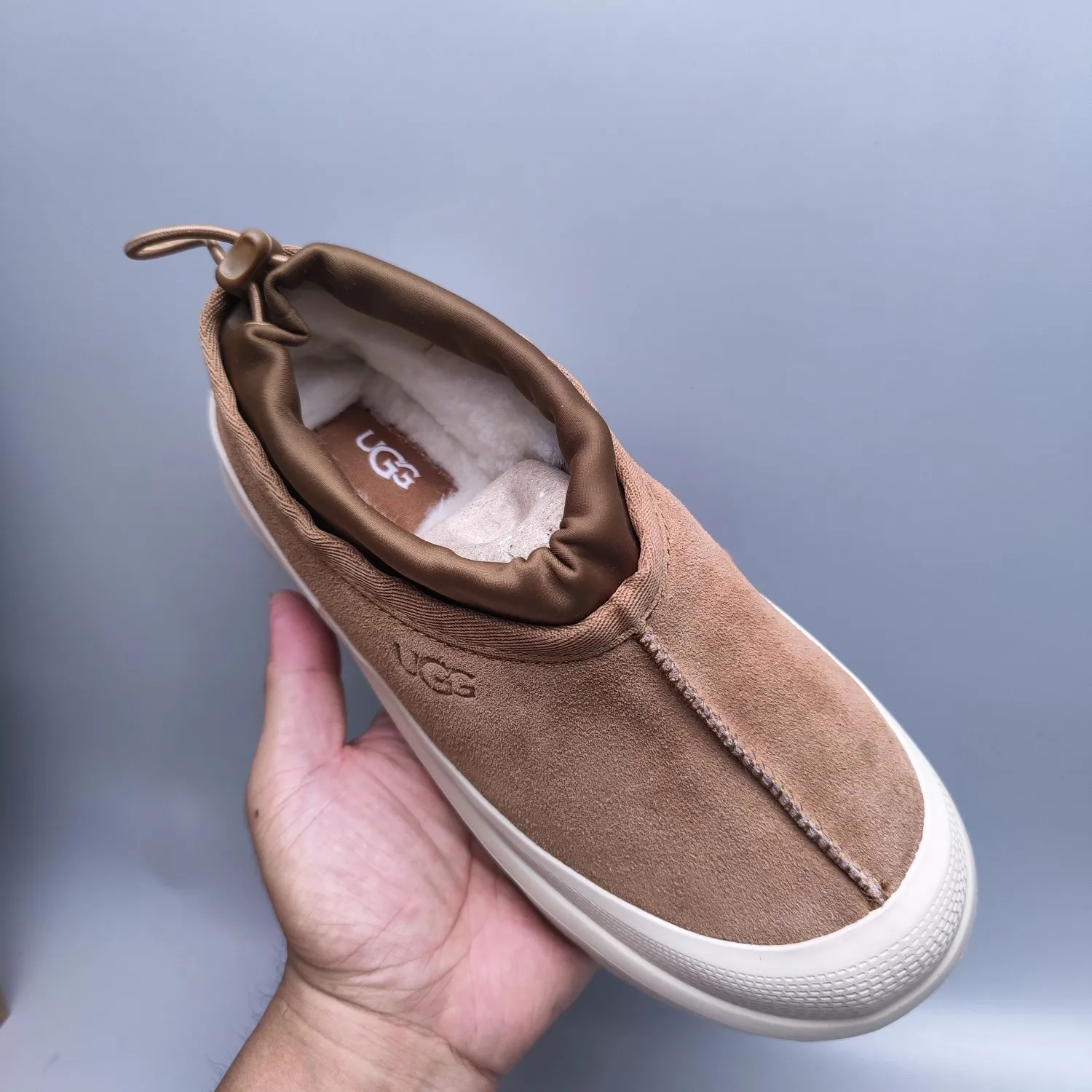 💰520 UGG sheepskin all-in-one snow boots 4096 slip-on casual trendy Wang Yibo men's and women's shoes Color: white red black blue yellow light gray dark gray green Matching sizes: 35-45
